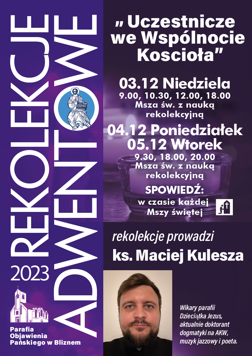 rekolekcje adwentowe 2023